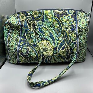 Vera Bradley Large Duffle Bag Travel Overnight Luggage Weekend Rhythm & Blues